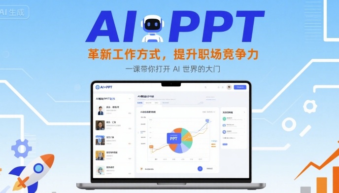 AI+PPT：革新工作方式，提升职场竞争力，一课带你打开 AI 世界的大门-生财