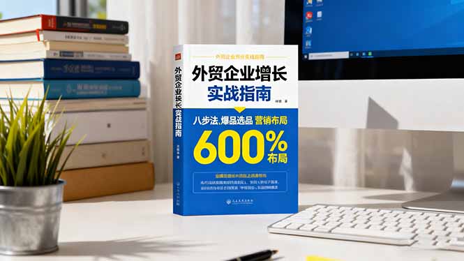 外贸企业增长实战指南，八步法、爆品选品、营销布局，业绩增长300%-生财