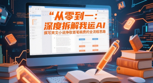 从零到一：深度拆解我运用AI撰写爽文小说挣取首笔稿费的全流程思路-生财