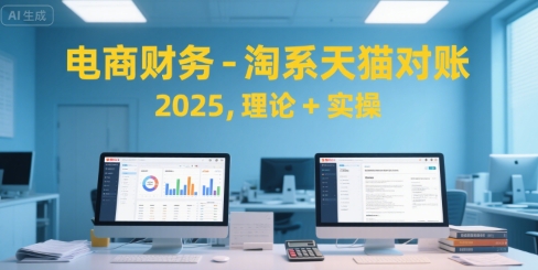 电商财务-淘系天猫对账2025，理论+实操-生财
