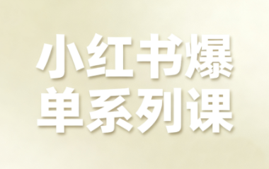 尼采老师·小红书爆单系列课-生财