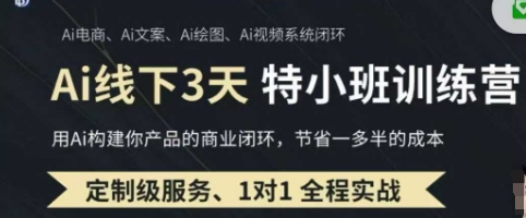 AI实操培训第20-21期线下，0基础保姆级教程，3月最新整理，企业获客、降本增效、打造超级个体-生财