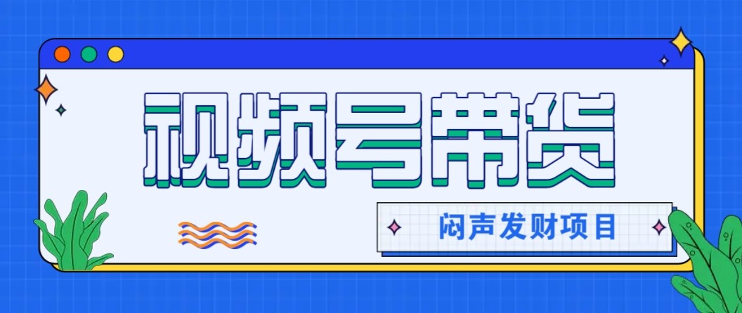 微信视频号带货项目，轻松日赚赚2000+，这个挣钱入口很多伙伴都在闷声发财-生财