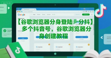 谷歌浏览器分身登陆多个抖音号，谷歌浏览器分身创建教程-生财