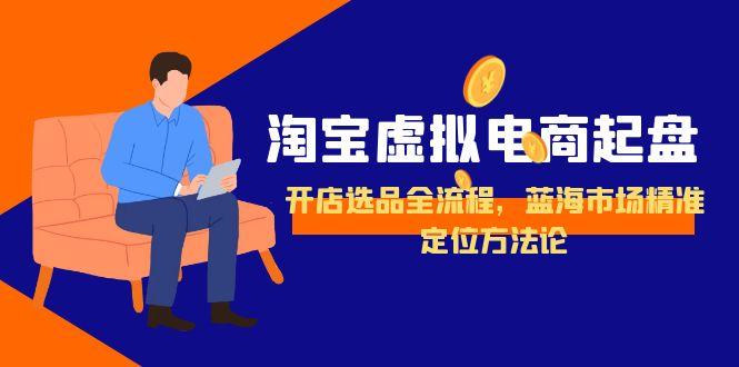 淘宝虚拟电商起盘，开店选品全流程，蓝海市场精准定位方法论-生财