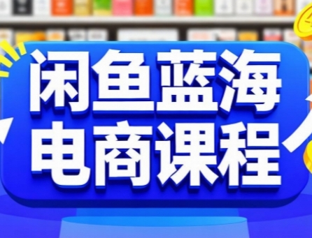 闲鱼蓝海电商课程，手把手助你快速上手，轻松实现闲鱼稳定盈利-生财