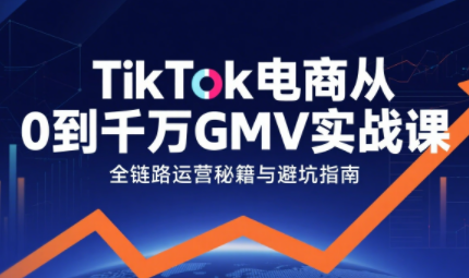 三千老师·TikTok电商从0到千万GMV实战课-生财