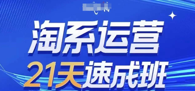 淘系运营21天速成班(更新25年3月)，0基础轻松搞定淘系运营，不做假把式-生财