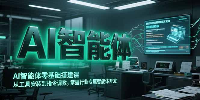 AI智能体零基础搭建课，从工具安装到指令调教，掌握行业专属智能体开发...-生财