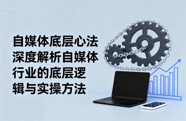 自媒体底层心法，深度解析自媒体行业的底层逻辑与实操方法-生财