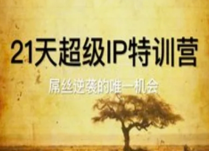 21天超级IP特训营，屌丝逆袭的唯一机会-生财