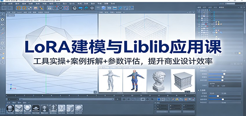 LoRA建模与Liblib应用课：工具实操+案例拆解+参数评估，提升商业设计效率-生财