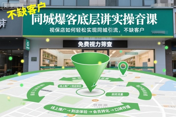 同城爆客底层实操课，视保店如何轻松实现同城引流，不缺客户！-生财