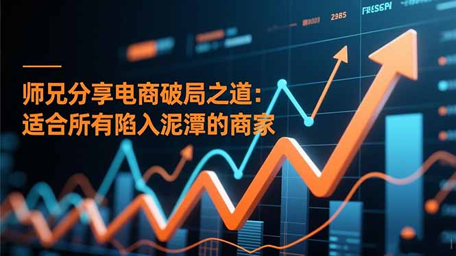 师兄分享电商破局之道：适合所有陷入泥潭的商家-生财