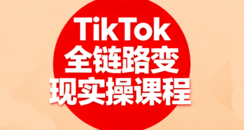 小杨老师·TikTok全链路变现实操课程-生财