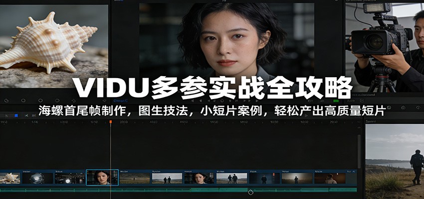 VIDU多参实战全攻略：海螺首尾帧制作，图生技法，小短片案例，轻松产出高质量短片-生财