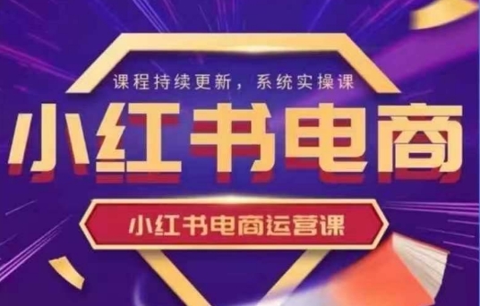 小红书电商运营实操课，​新手从0~1落地实操-生财
