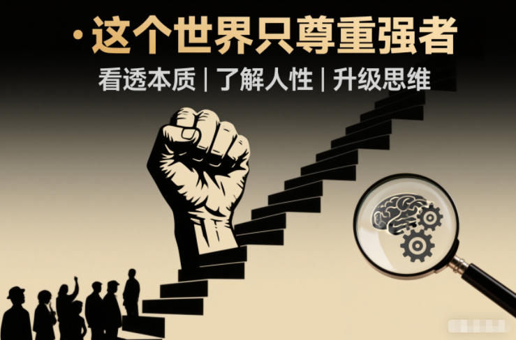 开悟1.0：这个世界只尊重强者，看透本质-了解人性-升级思维-生财