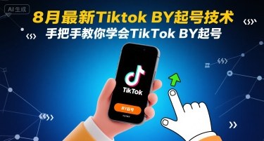 8月最新Tiktok搬运起号技术,手把手教你学会TikTok搬运起号-生财
