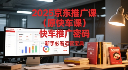 2025京东推广课(原快车课)解锁京东快车推广密码，新手必看运营宝典-生财