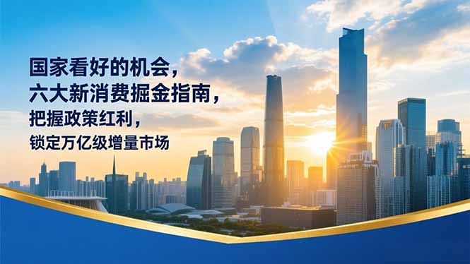 某付费文章：国家看好的机会，六大新消费掘金指南，把握政策红利，锁定万亿级增量市场-生财