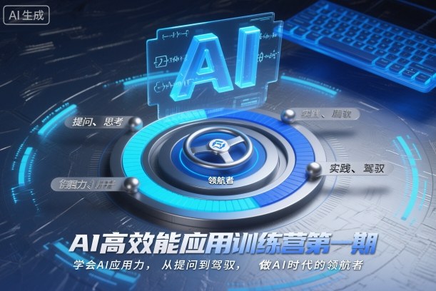 AI高效能应用训练营第一期,学会AI应用力,从提问到驾驭,做AI时代的领航者(更新)-生财