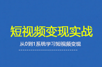 杨磊老师·2025短视频变现实战课-生财