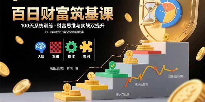 百日财富筑基课:认知+策略+实操+案例拆解 实现从创富到守富全周期能力-生财