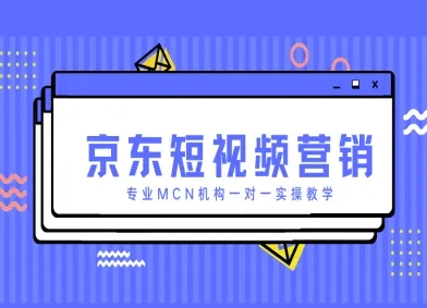 京东短视频营销项目，专业MCN机构一对一实操教学-生财