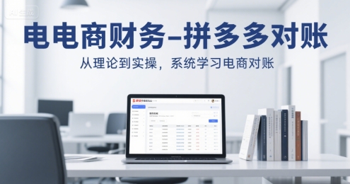 电商财务-拼多多对账,从理论到实操,系统学习电商对账-生财
