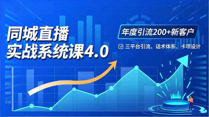 实体店直播实战班4.0，三平台引流、话术体系、卡项设计，年度引流200客月增10万-生财