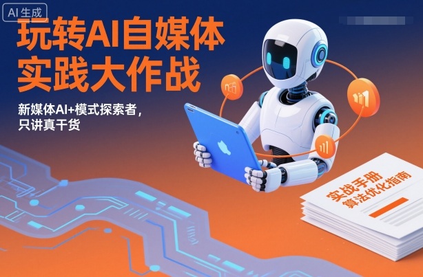玩转AI自媒体实践大作战，新媒体AI+模式探索者，只讲真干货-生财