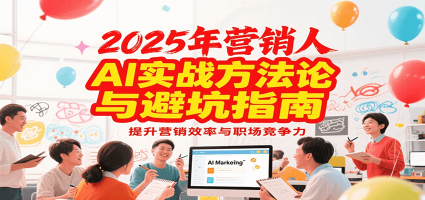2025年营销实战方法论与避坑指南,利用AI提升营销效率与职场竞争力-生财