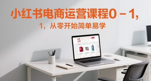 小红书电商运营课程0-1,从零开始简单易学-生财
