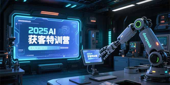 2025AI获客特训营，AI图文视频全制作，deepseek工具实操教学-生财
