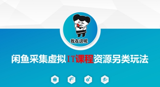 闲鱼采集虚拟IT课程资源另类玩法，干货满满-生财