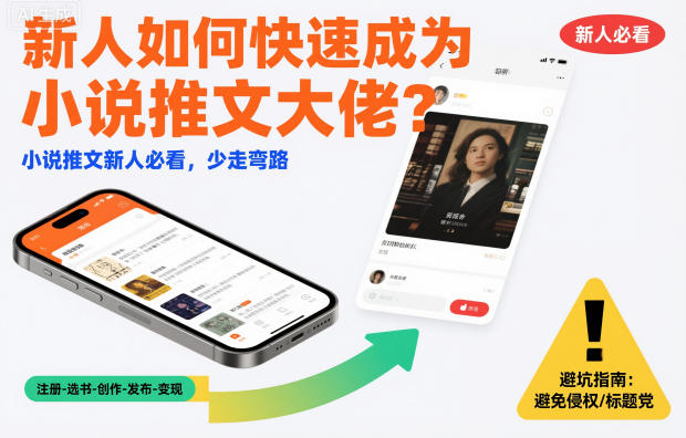 新人如何快速成为小说推文大佬？小说推文新人必看，少走弯路-生财