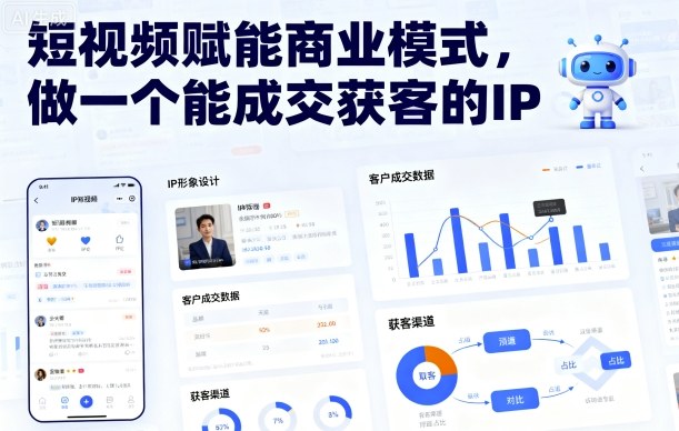 短视频赋能商业模式,做一个能成交获客的IP(更新)-生财