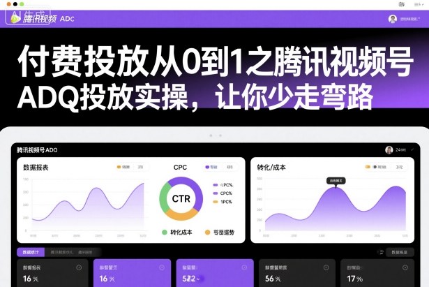 付费投放从0到1之腾讯视频号ADQ投放实操，让你少走弯路-生财
